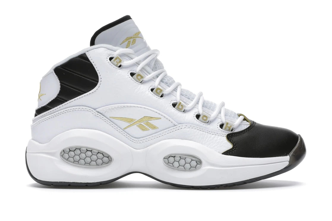 Reebok Question Mid Black Toe - vue 360