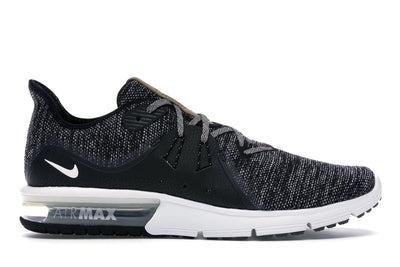 Nike Air Max Sequent 3 Black White-Dark Grey