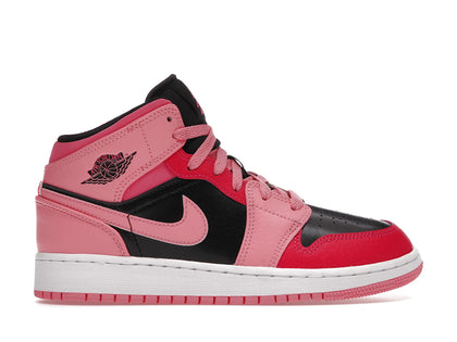 Jordan 1 Mid Coral Chalk (GS) - authentic Jordan sneakers