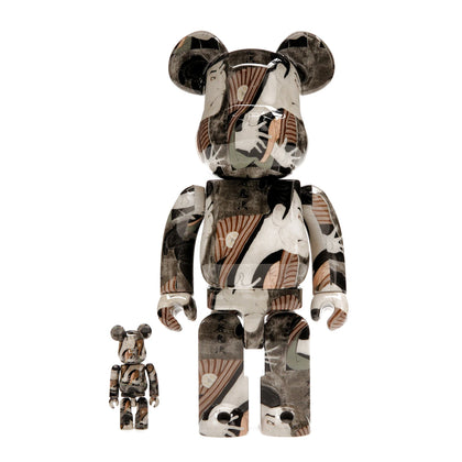 Bearbrick Sharaku Toshusai (Otani Oniji III as Yakko Edobei) 100% & 400% Set - authentic Bearbrick product