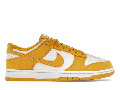 Nike Dunk Low Dark Sulfur Gold Mini Swoosh (Women's) - authentic Nike sneakers