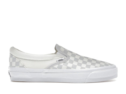 Vans Slip-On Checkerboard Lunar Rock Grey - authentic Vans sneakers