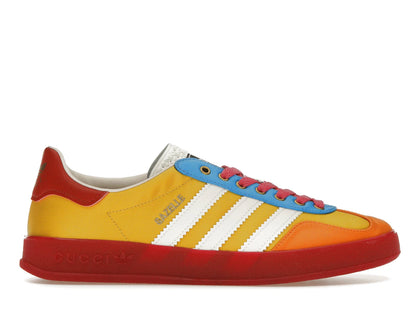 adidas x Gucci Gazelle Yellow White Red (Women's) - authentic adidas sneakers