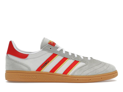 adidas Busenitz Vintage Feather Grey Red - authentic adidas sneakers