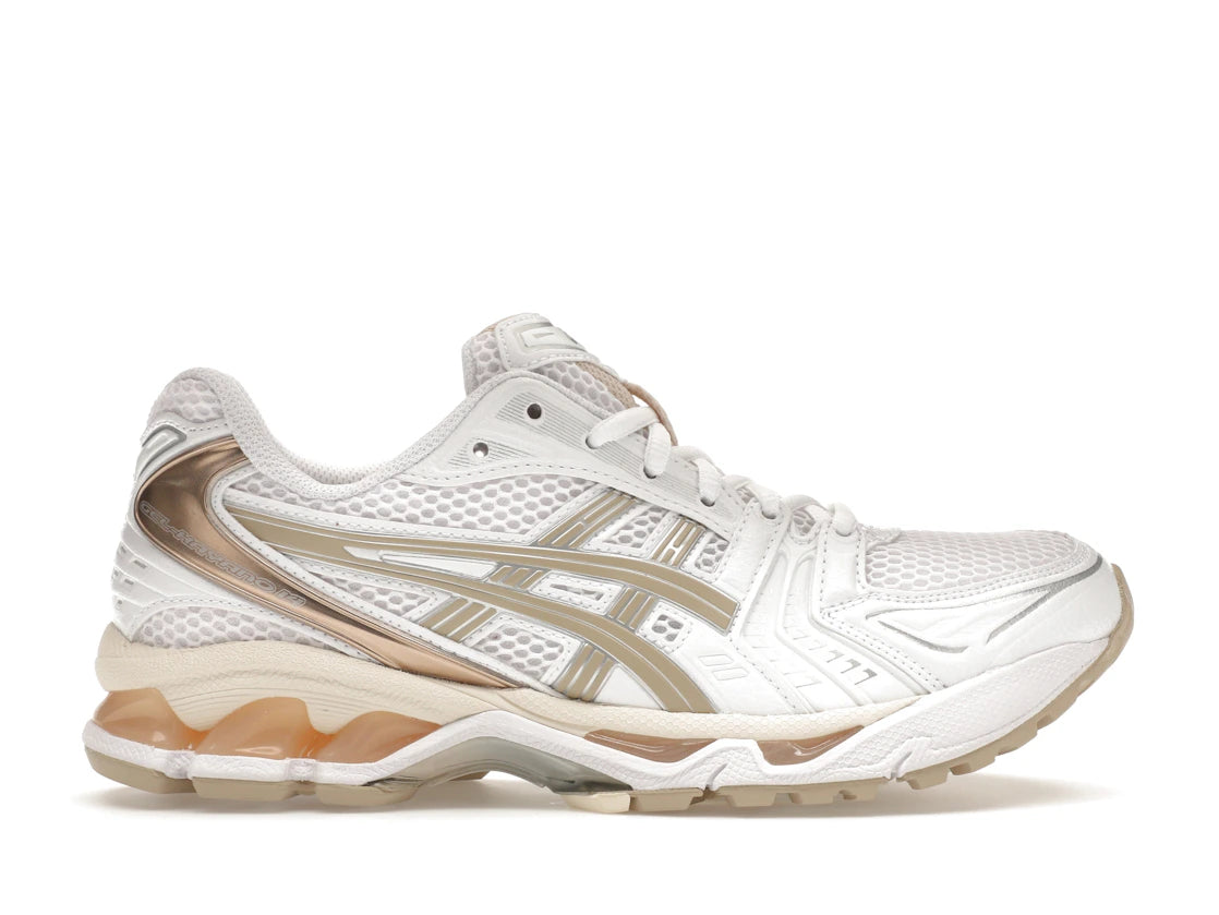 ASICS Gel-Kayano 14 White Simply Taupe (Damen) - vue 360