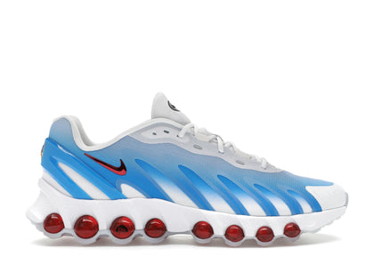 Nike Air Max Dn8 White Red Light Photo Blue - authentic Nike sneakers