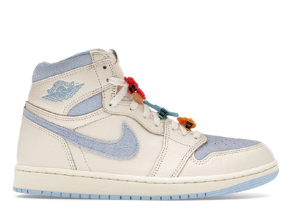 Jordan 1 Retro High OG Pale Ivory Psychic Blue (Women's) - authentic Jordan sneakers