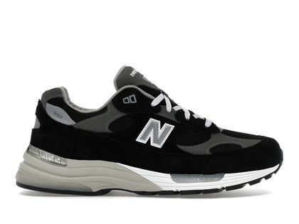 New Balance 992 MiUSA Black Grey - authentic New Balance sneakers