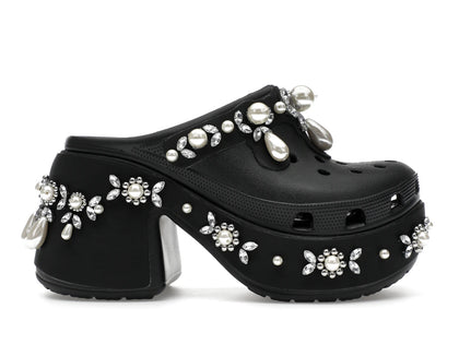 Crocs Siren Clog Simone Rocha Spiked Black - authentic Crocs sneakers