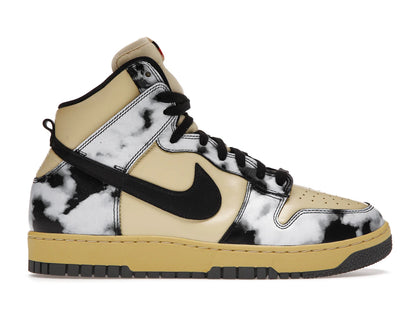Nike Dunk High 1985 Black Acid Wash - authentic Nike sneakers
