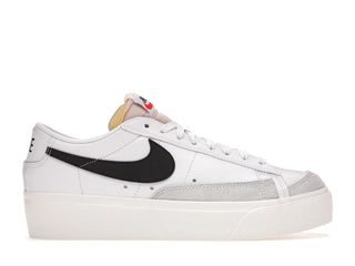 Nike Blazer Low Platform White Black (Women's) - authentic Nike sneakers