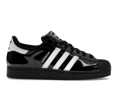 adidas Superstar II Black White Patent Leather