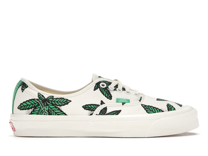 Vans UA OG Authentic LX Sweet Leaf White - authentic Vans sneakers