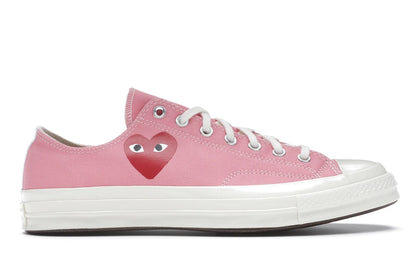 Converse Chuck Taylor All Star 70 Ox Comme des Garcons PLAY Bright Pink - authentic Converse sneakers