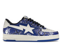 A Bathing Ape Bape Sta SSENSE Exclusive Blue Snakeskin