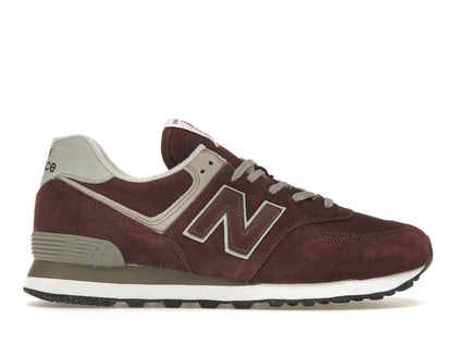New Balance 574 Burgundy White - authentic New Balance sneakers