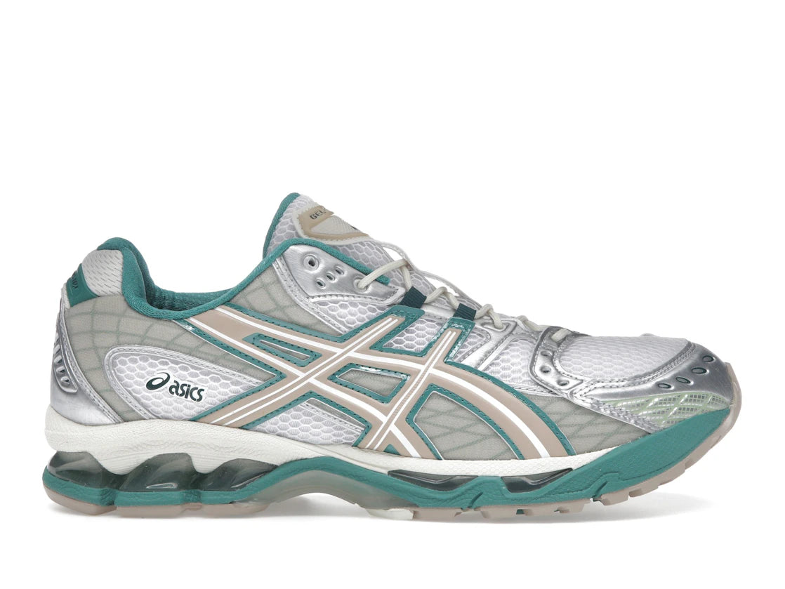 ASICS Gel-Nimbus 10.1 White Rainy Lake - vue 360