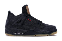 Jordan 4 Retro Levi's Black (Blank Tag)