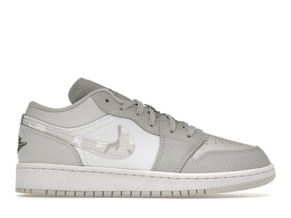 Jordan 1 Low White Camo (GS) - authentic Jordan sneakers