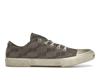 Balenciaga Paris Low 'BB Monogram Dark Mink Grey - authentic Balenciaga sneakers