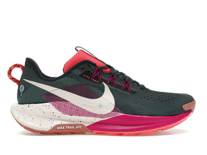 Nike React Pegasus Trail 5 Armory Navy Vivid Grape Green Frost Phantom - authentic Nike sneakers