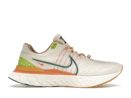 Nike React Infinity Run 3 Flyknit Sun Club Sail Hot Curry - authentic Nike sneakers
