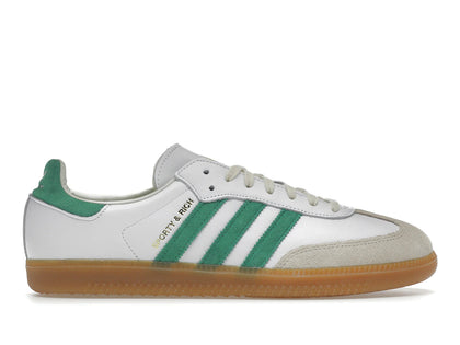 adidas Samba OG Sporty & Rich White Green - authentic adidas sneakers