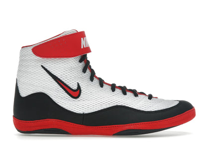 Nike Inflict White Black University Red - authentic Nike sneakers