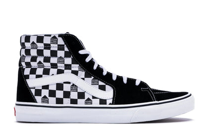 Vans Sk8-Hi DSM Checkerboard Black White - authentic Vans sneakers