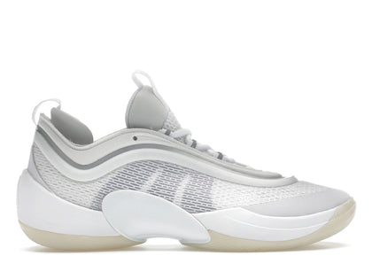 adidas D.O.N Issue #6 Triple White Cloud White Silver Metallic - authentic adidas sneakers