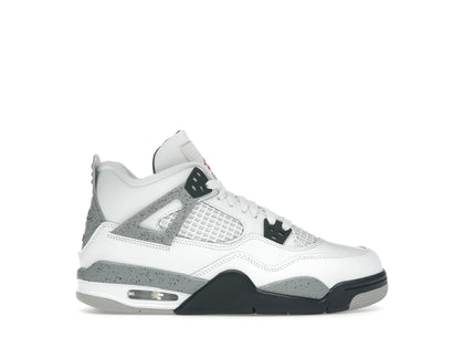 Jordan 4 Retro White Cement (2025) (GS) - authentic Jordan sneakers