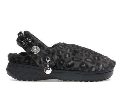 Crocs Classic Unfurgettable Clog Black Leopard - authentic Crocs sneakers