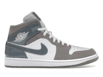 Jordan 1 Mid SE White Medium Grey Cool Grey - authentic Jordan sneakers