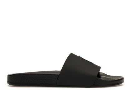 Polo Ralph Lauren Signature Pony Slide Black Red - authentic Polo Ralph Lauren sneakers
