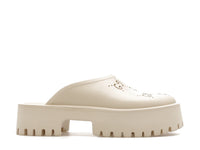 Gucci Platform Perforated G Sandal White Rubber (Women's)