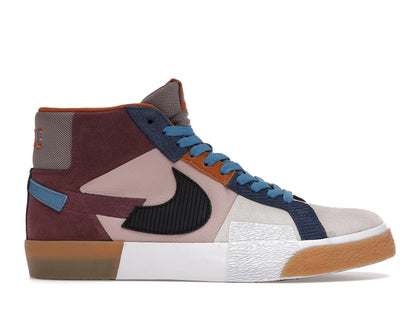 Nike SB Blazer Mid Mosaic Brown - authentic Nike sneakers