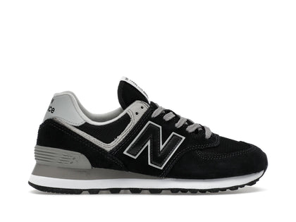 New Balance 574 Black Grey (Women's) - authentic New Balance sneakers