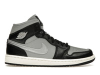 Jordan 1 Mid SE Black Metallic Silver (Women's)