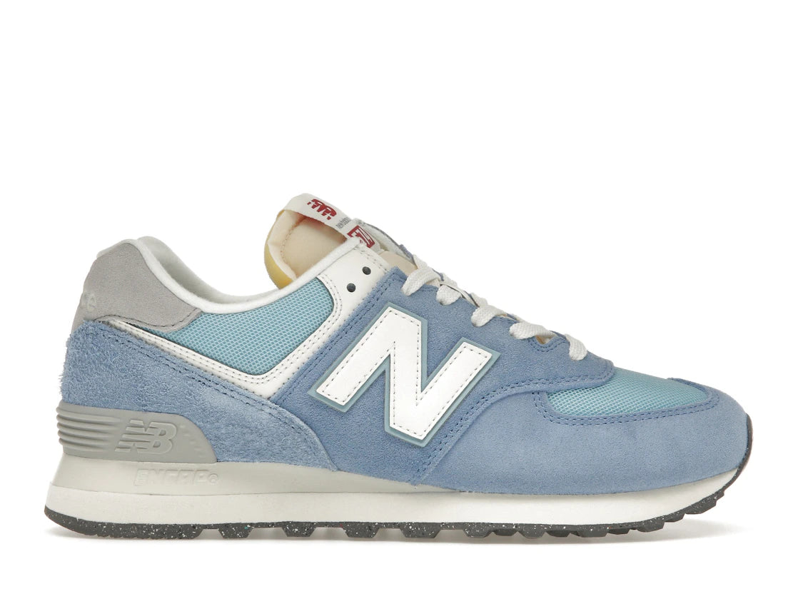 New Balance 574 Blue Laguna Sea Salt - vue 360
