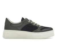 Gucci GG Lace Up Sneaker Grey Blue