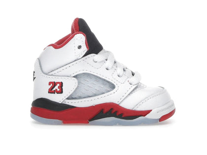 Jordan 5 Retro Fire Red Black Tongue (2025) (TD) - authentic Jordan sneakers