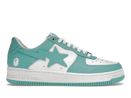 A Bathing Ape Bape Sta White Green (2022) - authentic BAPE sneakers