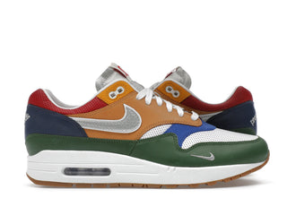 Nike Air Max 1 Premium Goods White Forest Green - authentic Nike sneakers