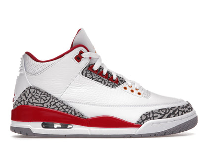 Jordan 3 Retro Cardinal Red - authentic Jordan sneakers