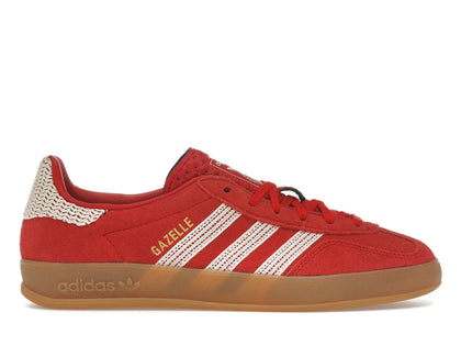adidas Gazelle Indoor Better Scarlet Wonder White Gum (Women's) - authentic adidas sneakers