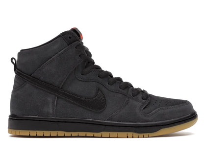 Nike SB Dunk High Pro Orange Label Smoke Grey - authentic Nike sneakers