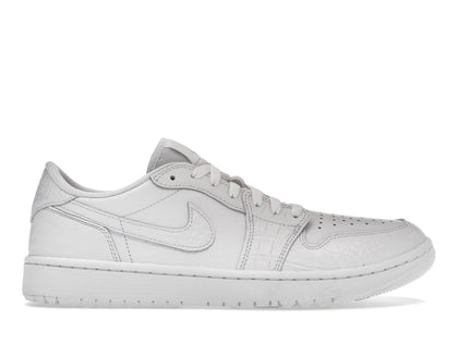 Jordan 1 Retro Low Golf White Croc - authentic Jordan sneakers