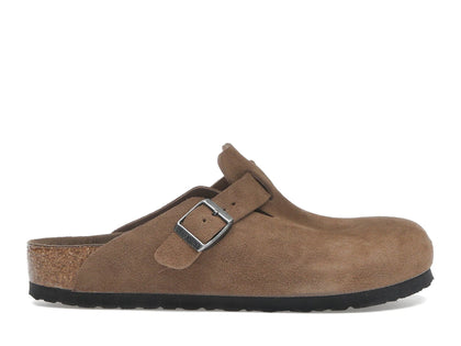 Birkenstock Boston Soft Footbed Suede Dark Tea Tonal - authentic Birkenstock sneakers