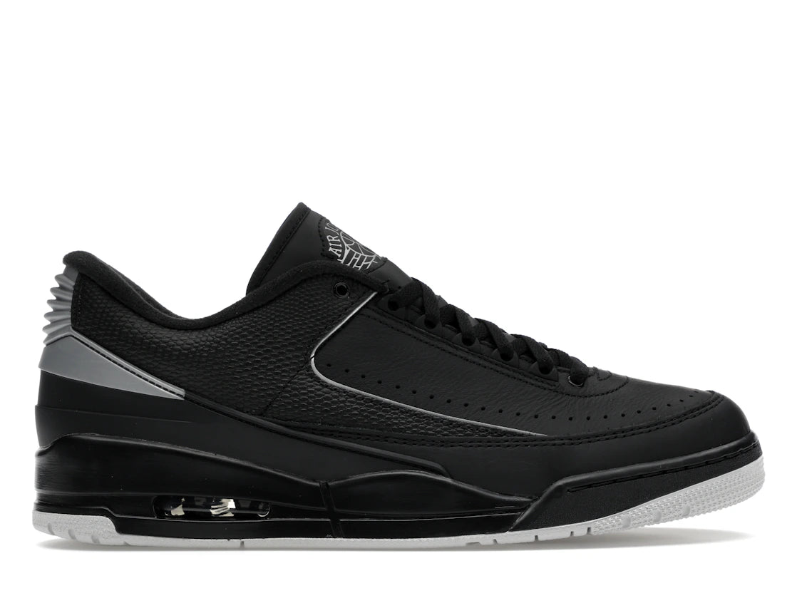 Jordan 2/3 Schwarz Metallic Silber - vue 360