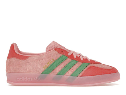 adidas Gazelle Indoor Semi Pink Spark Preloved Scarlet (Women's) - authentic adidas sneakers